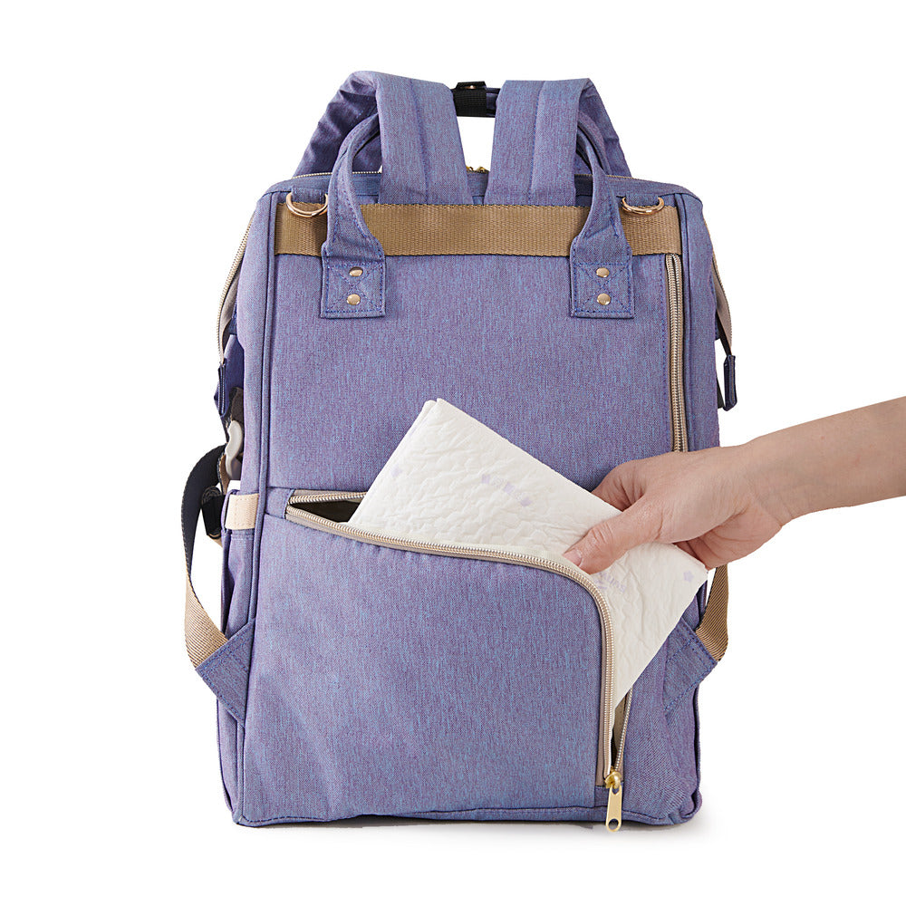 Classic Embroidered Diaper Backpack
