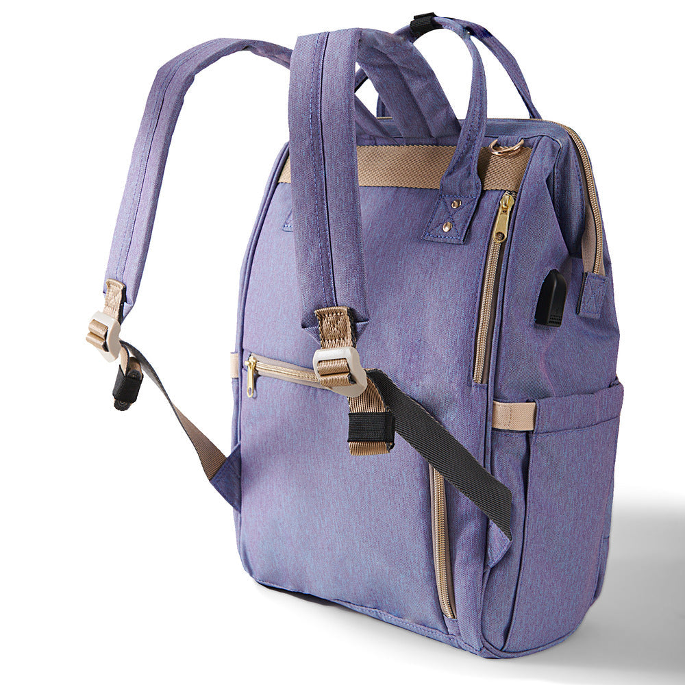 Classic Embroidered Diaper Backpack