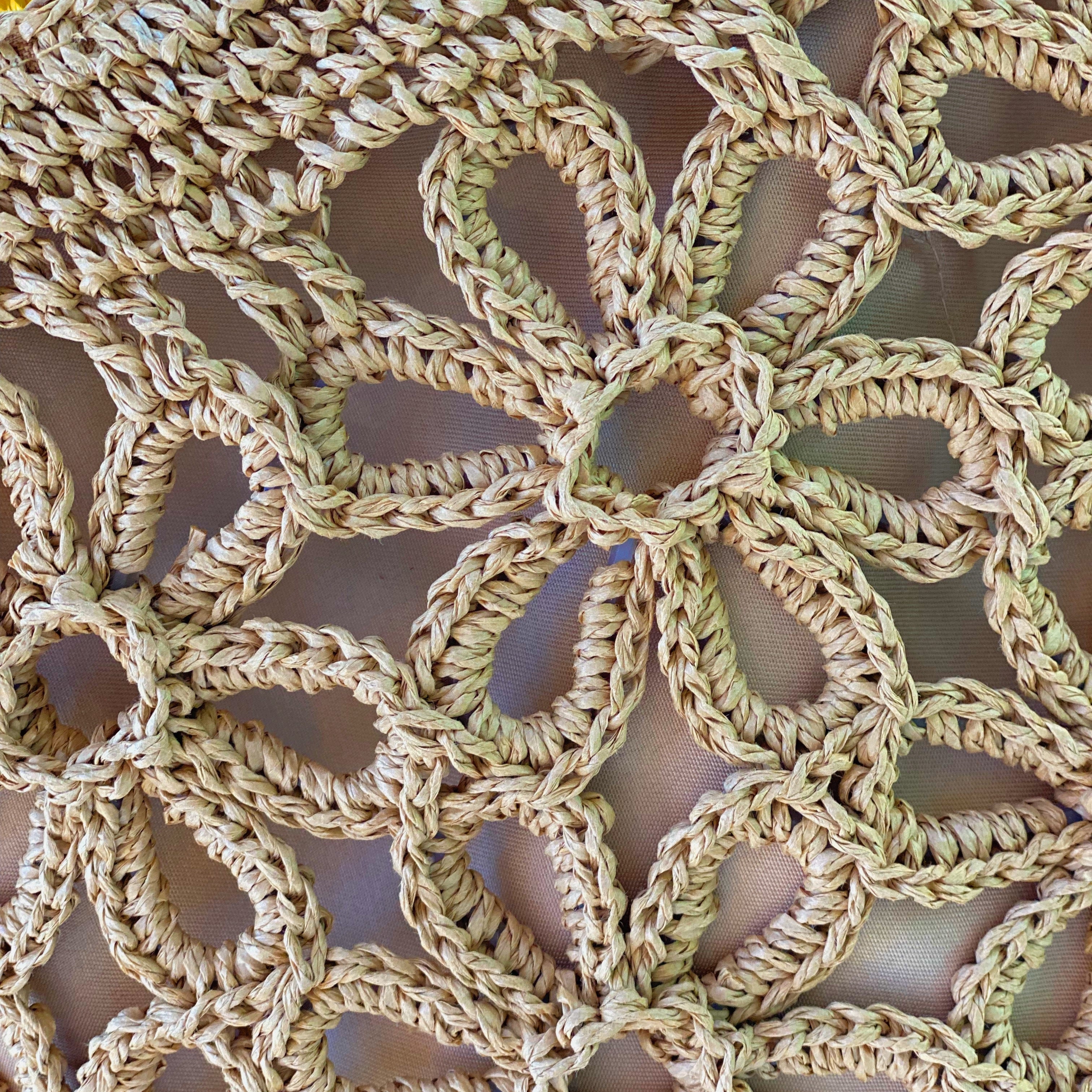 Hand Made Muted Floral Tote Purse