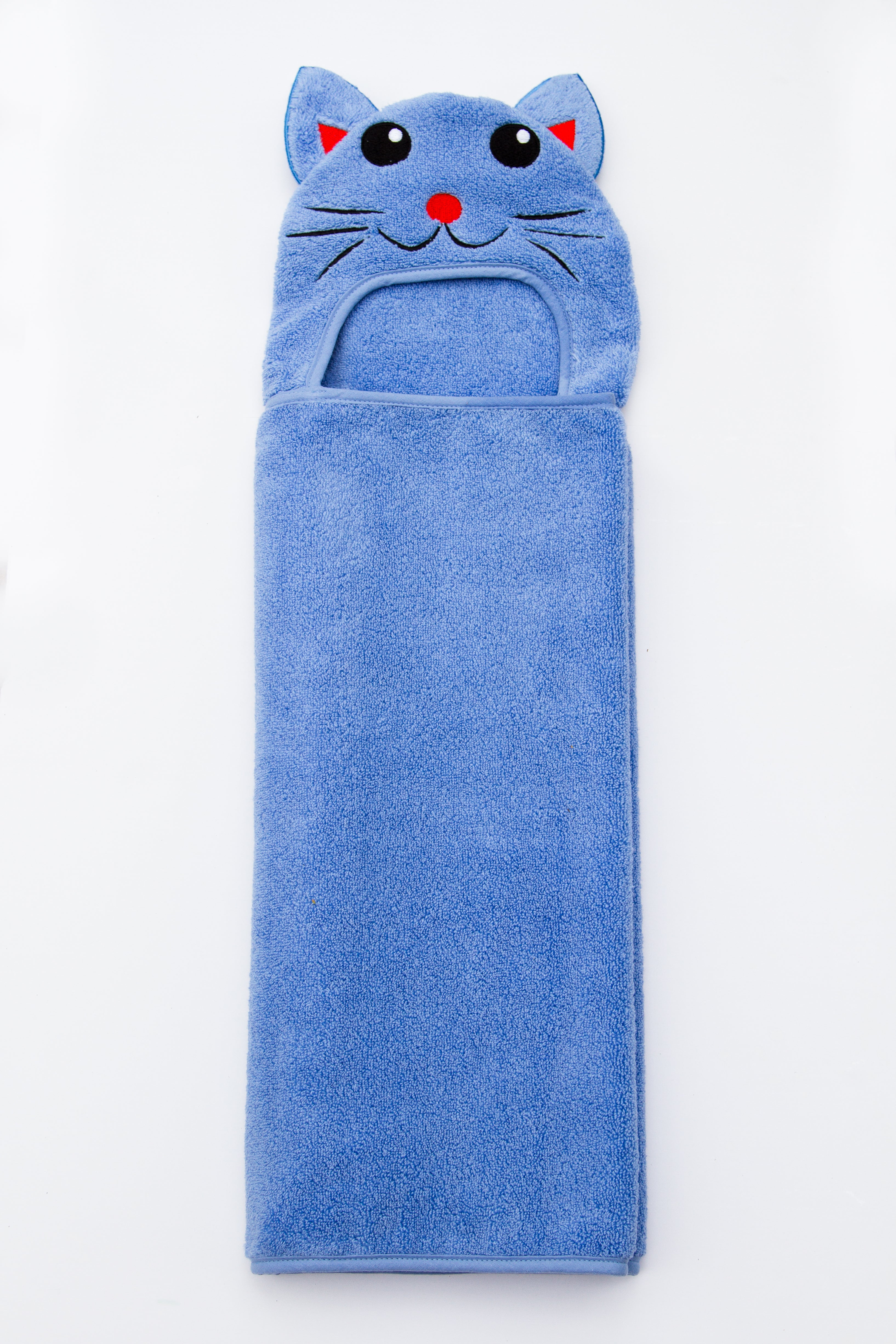 Cat Hooded Cotton Turkish Towel: Little Kid 2T-5T