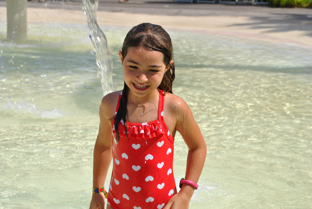 One-Piece Girl's Ruffle Swimsuit