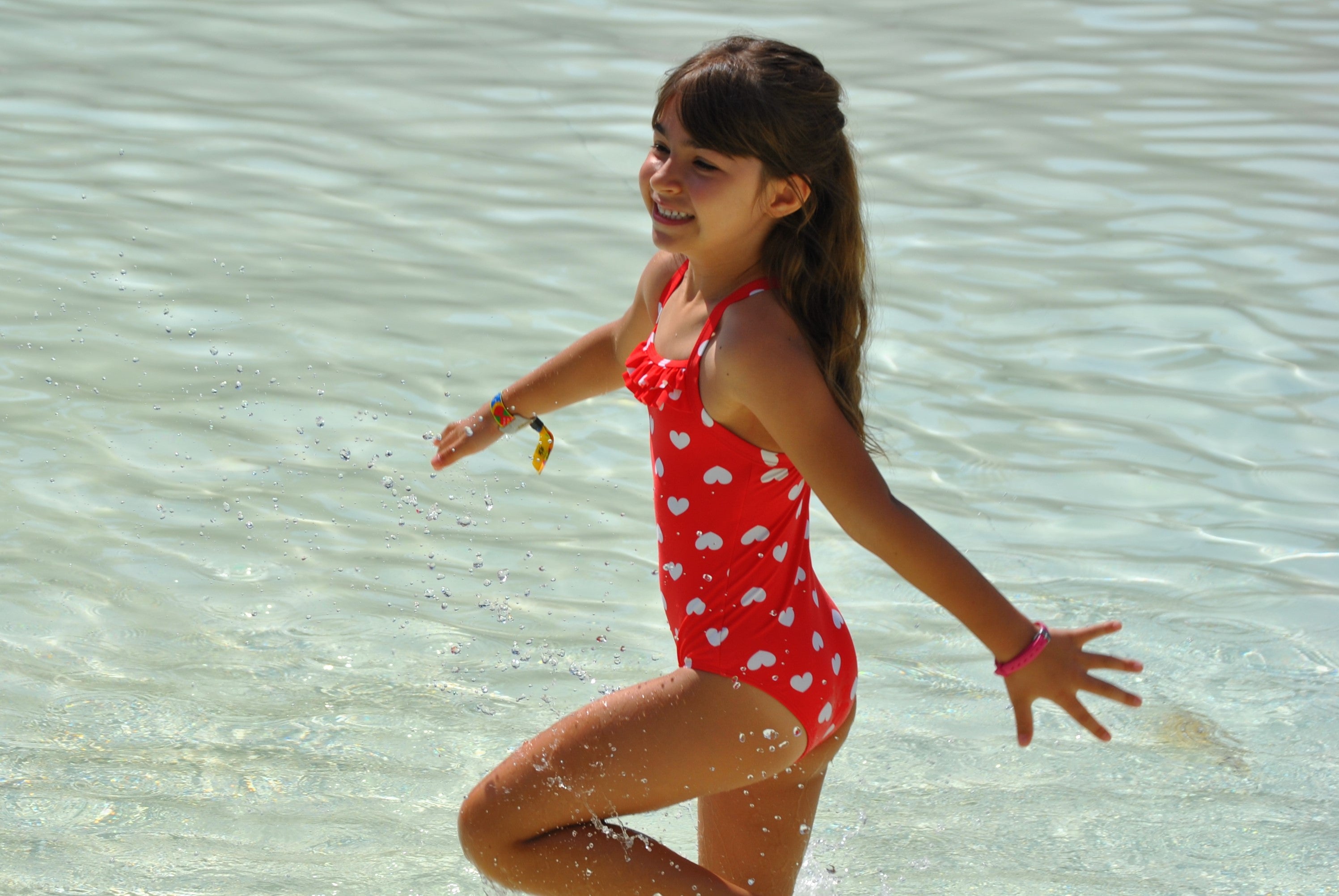 One-Piece Girl's Ruffle Swimsuit