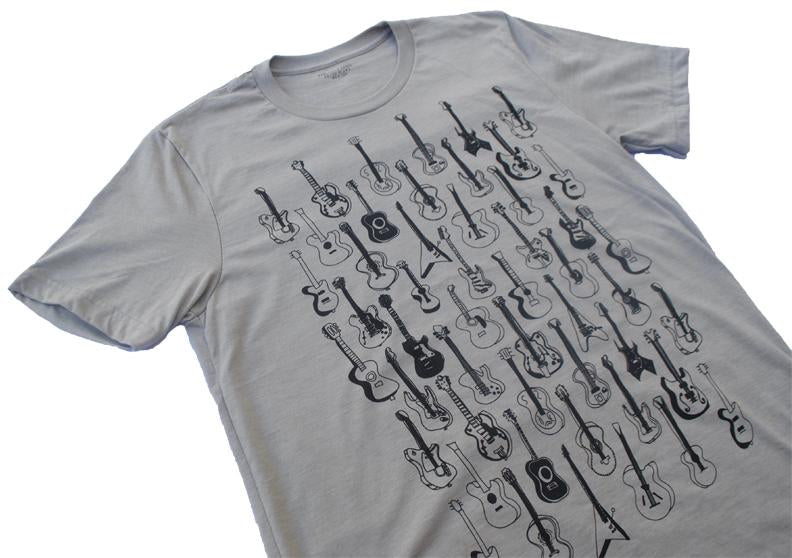 Guitars Pattern Heather Stone