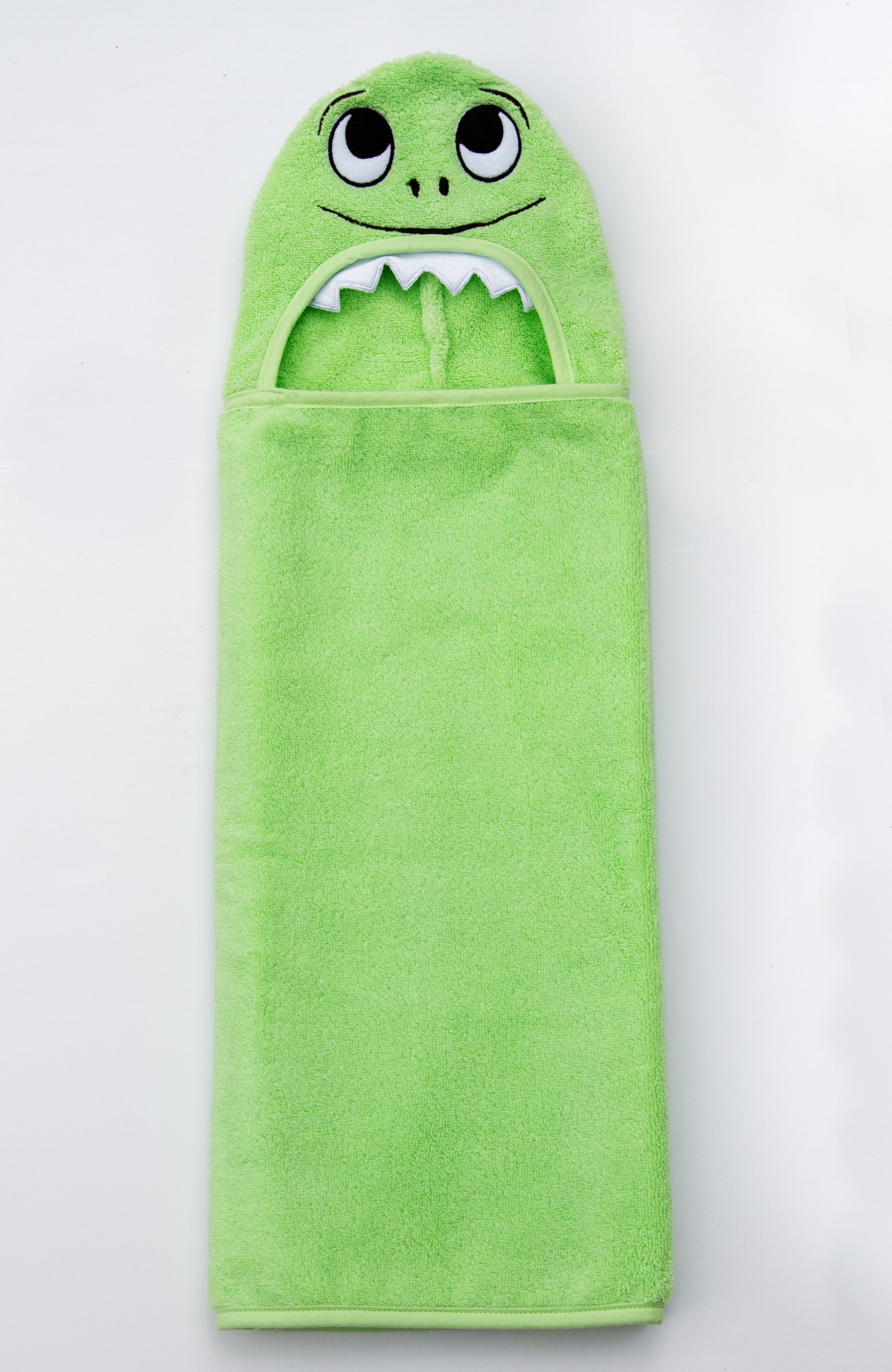 Dino Hooded Cotton Turkish Towel: Little Kid 2T-5T