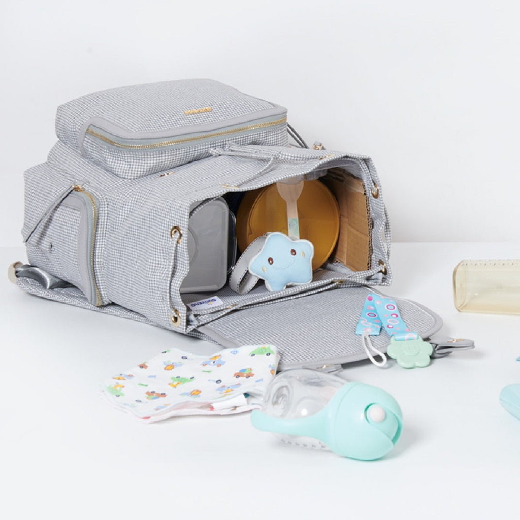 Tweed Diaper Backpack