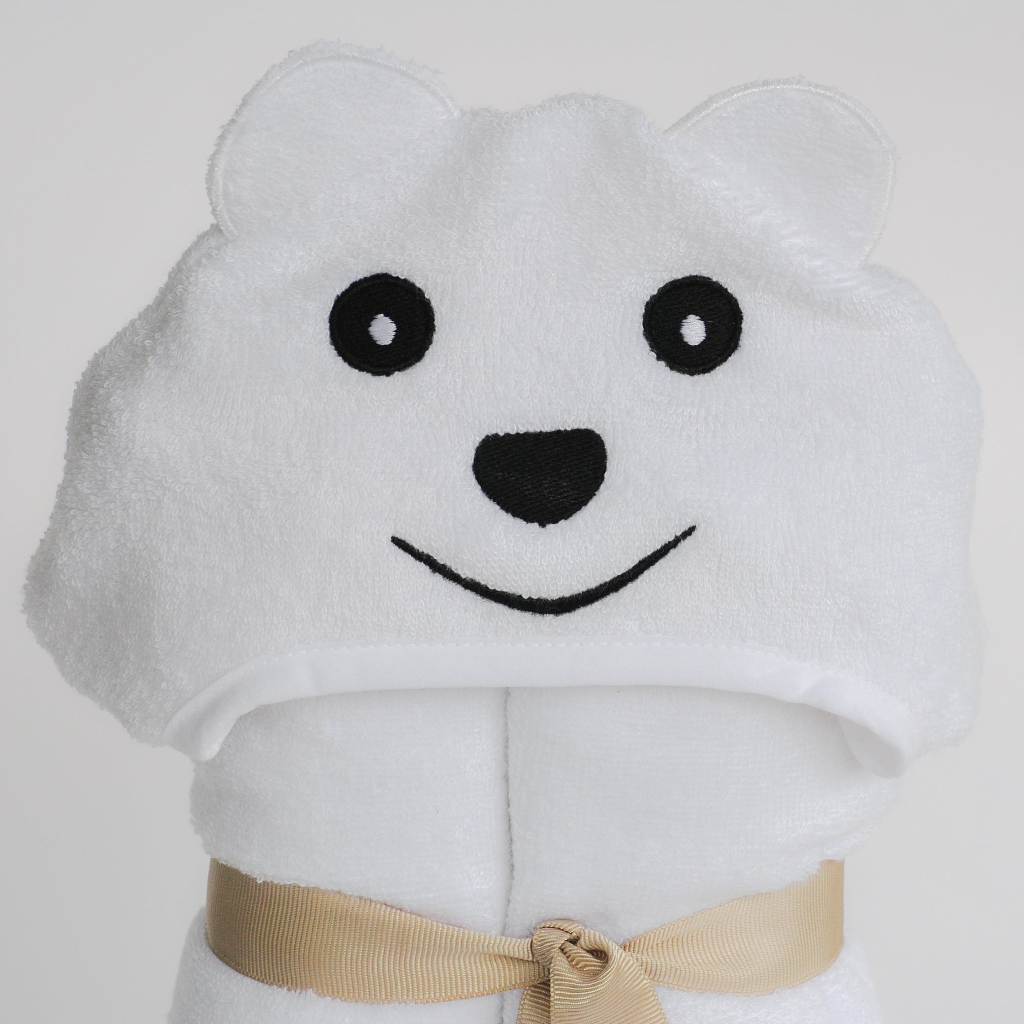 Bamboo Rayon Bear Hooded Turkish Towel: Little Kid 2T-5T