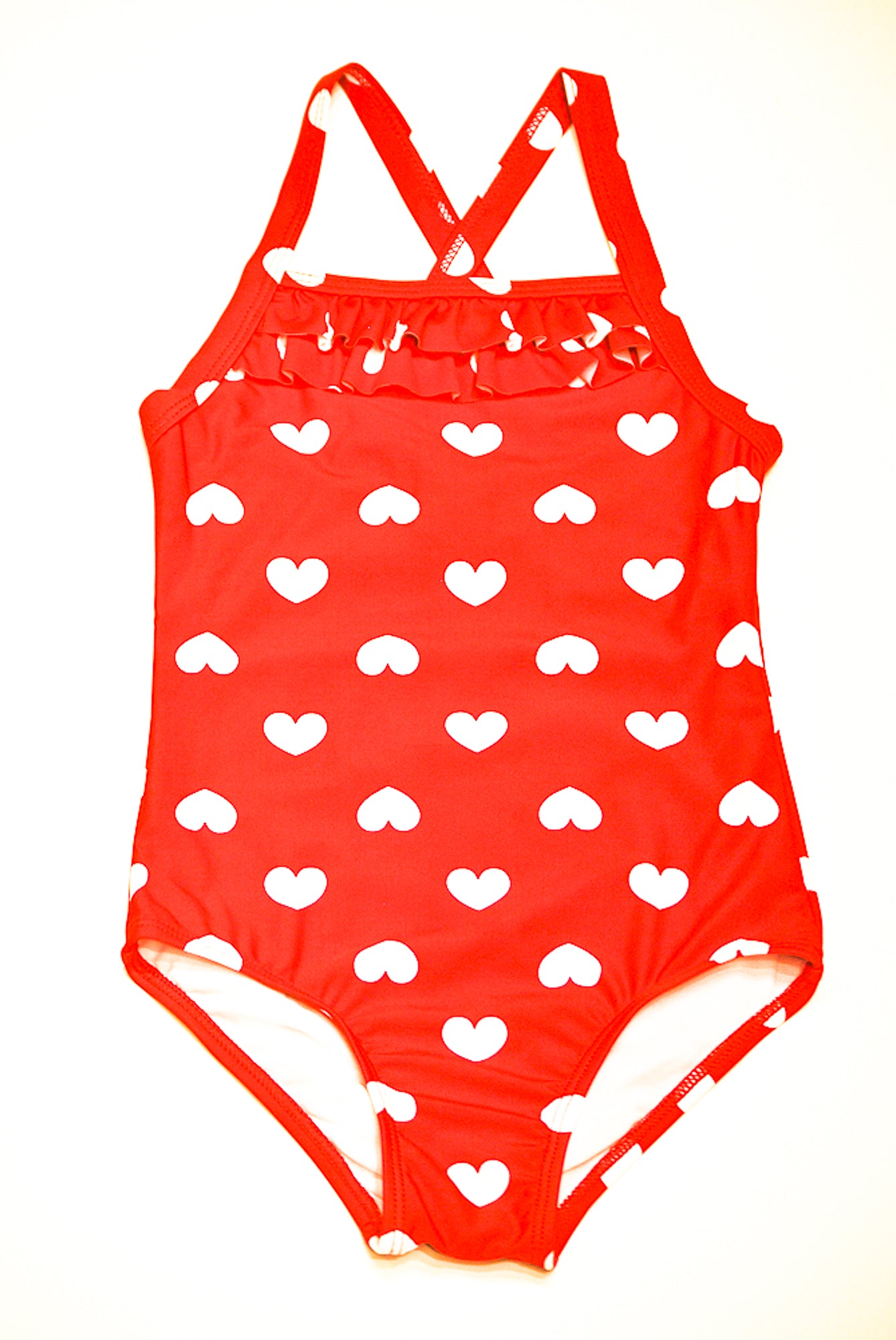 One-Piece Girl's Ruffle Swimsuit