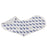 In the Wild Elephant Cotton Burp Cloth Bib 2PK