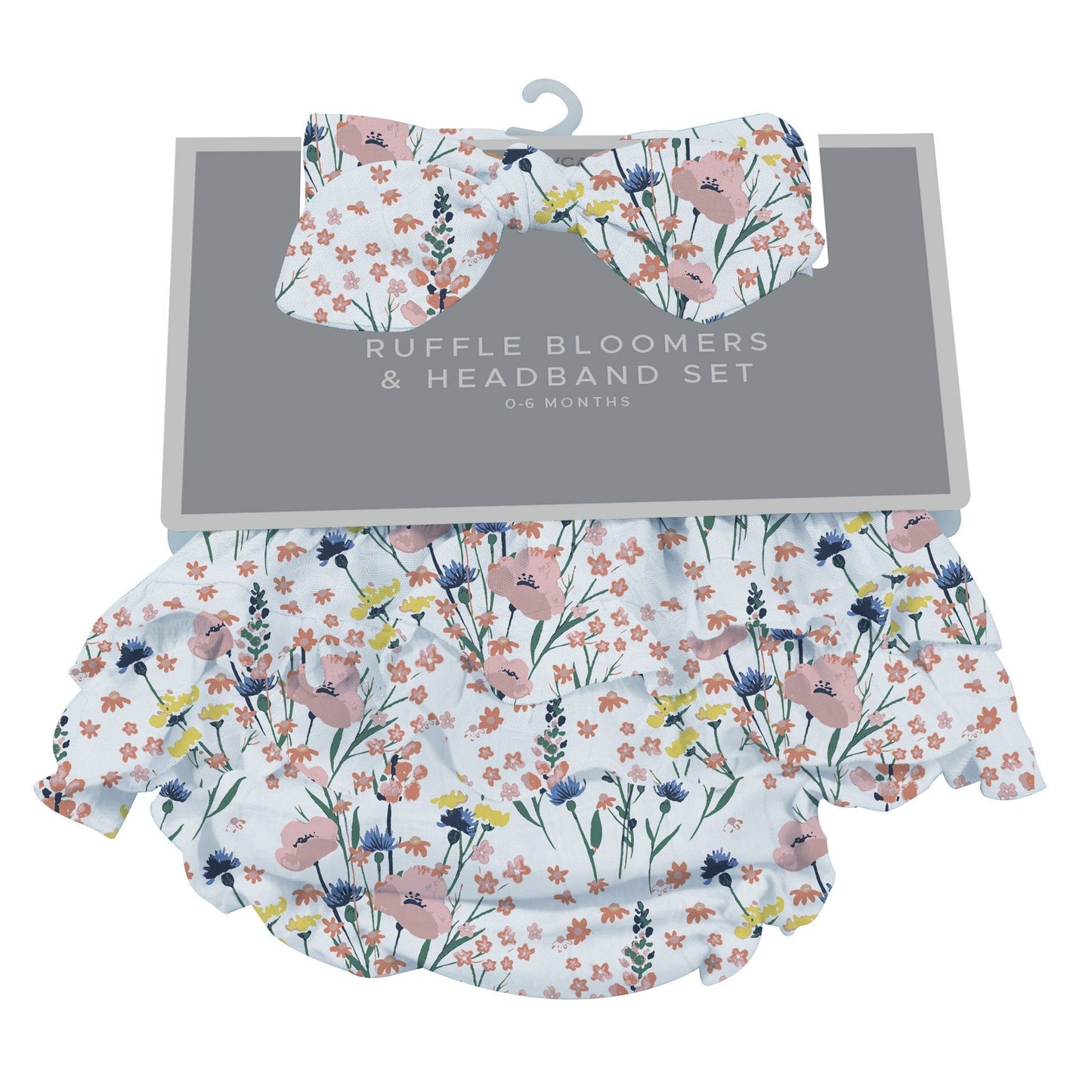 Wildflowers ruffle bloomers and headband