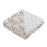 Wildflowers and Periwinkle Diamond Polka Dot Bamboo Newcastle Blanket