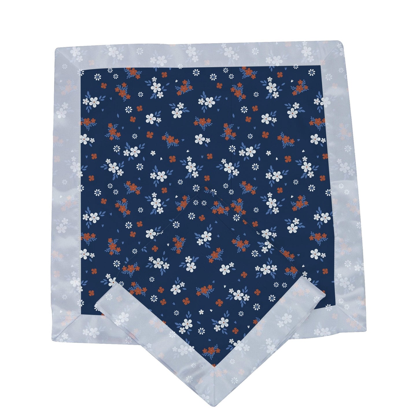 Serenity Floral Bamboo Muslin Security Baby Blankie 2PK