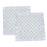 Periwinkle Diamond Polka Dot Bamboo Newcastle Blankie 2 PK