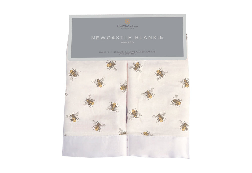 Honey Bee Newcastle Blankie 2PK