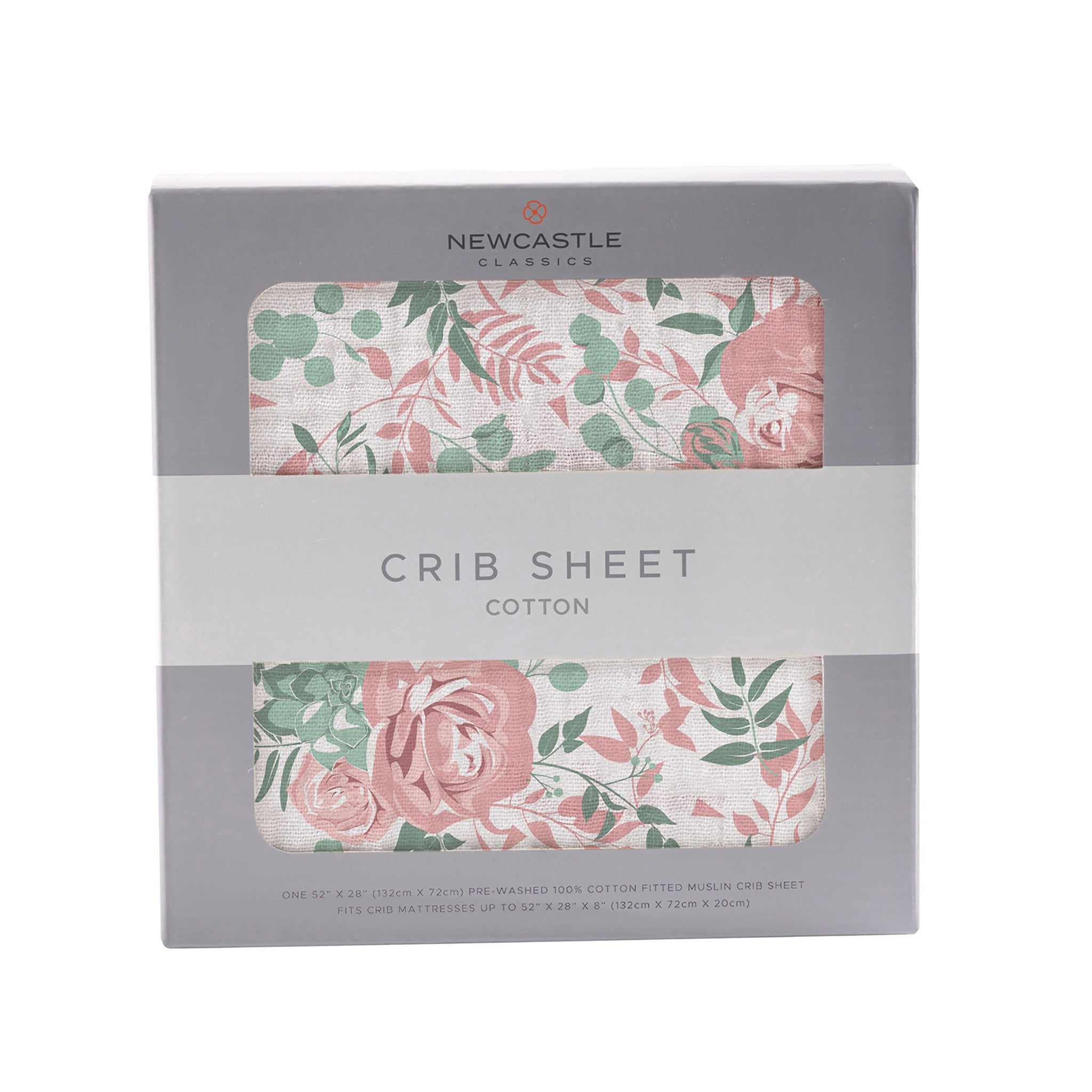 Desert Rose Cotton Muslin Crib Sheet