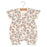 Natural bamboo muslin romper