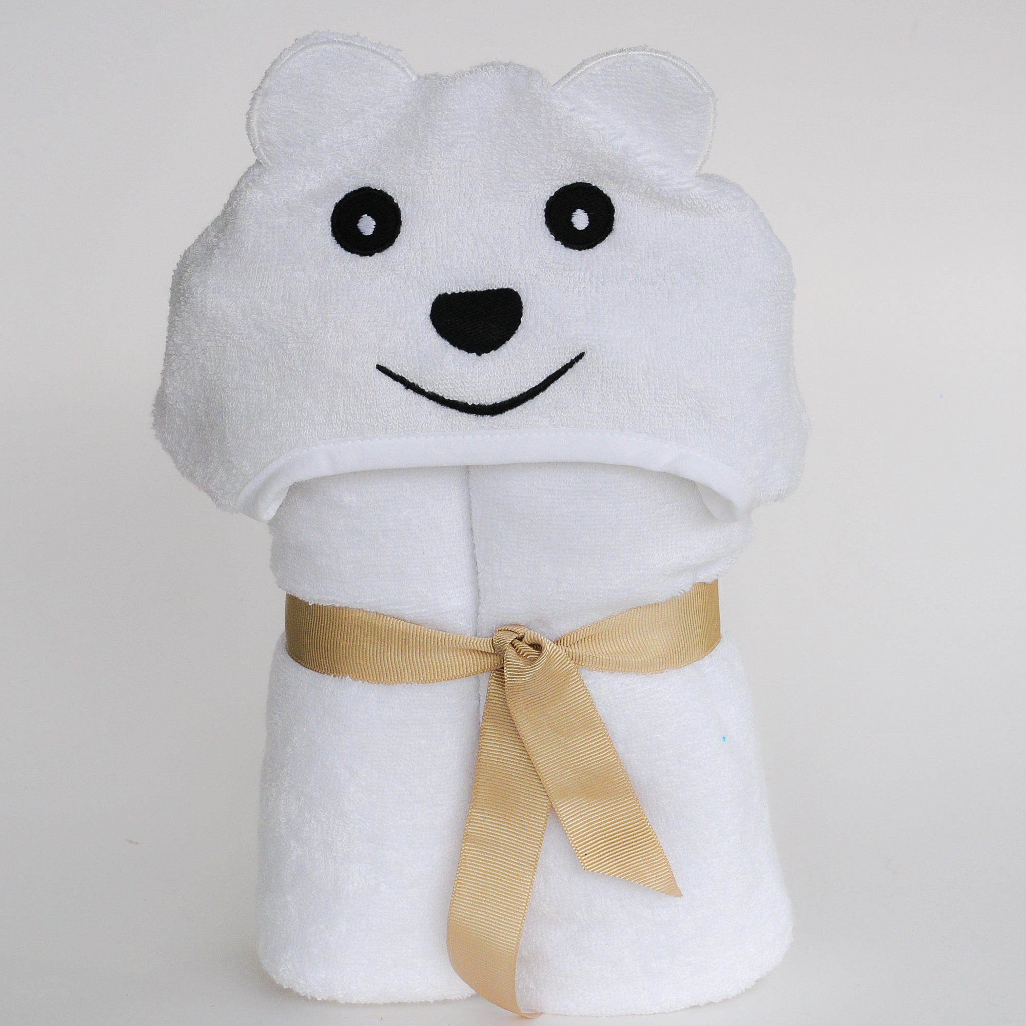 Bamboo Rayon Bear Hooded Turkish Towel: Little Kid 2T-5T