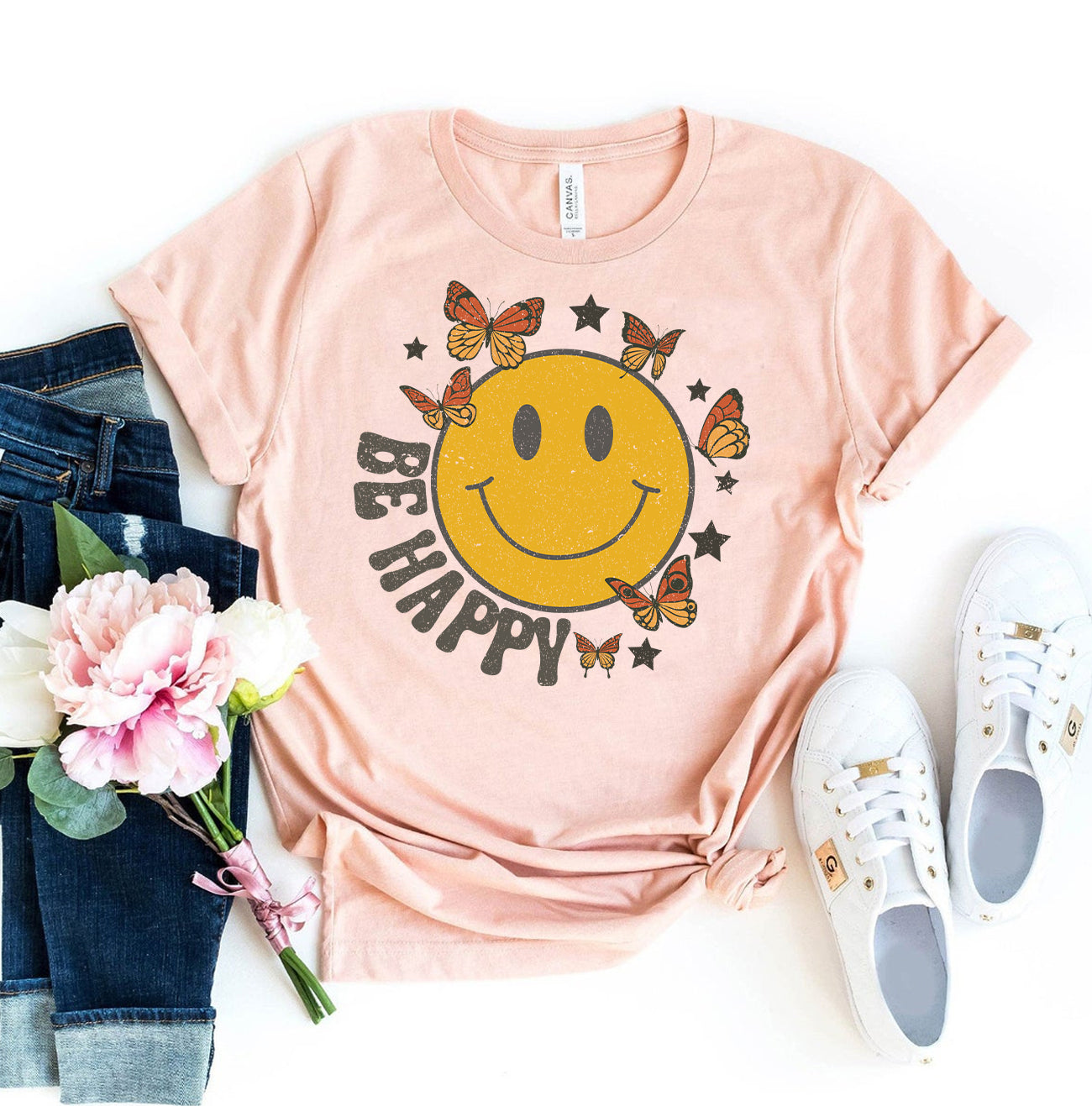 Be Happy graphic T-Shirt