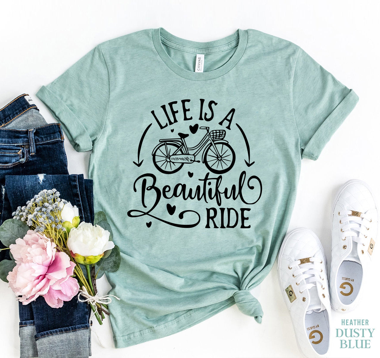 LIfe is Beautiful graphic tee shirt