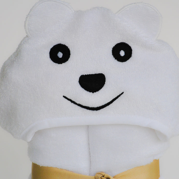 Bamboo Rayon Bear Hooded Turkish Towel: Little Kid 2T-5T