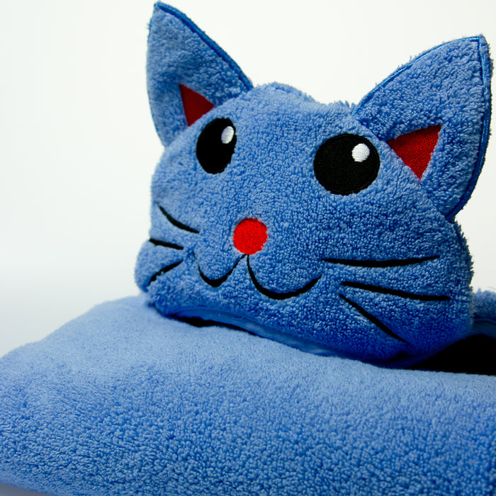 Cat Hooded Cotton Turkish Towel: Little Kid 2T-5T