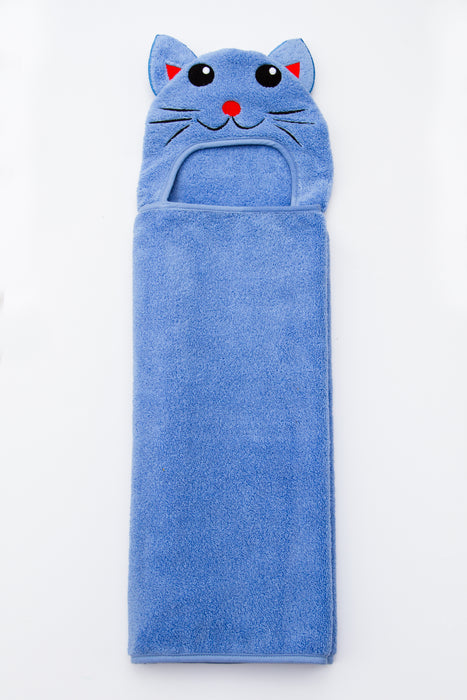 Cat Hooded Cotton Turkish Towel: Baby 0-24 Months
